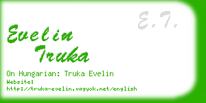 evelin truka business card